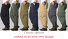Customized Tactical Pants Solid Color Functional Multi Pockets Men Outdoor Cargo Pants