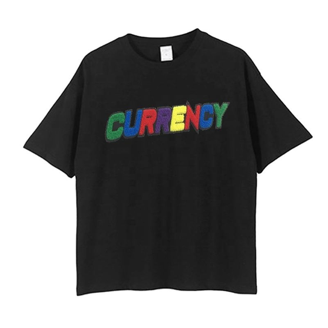 R&auml;&auml;t&auml;l&ouml;ity OEM Miesten Chenille-kirjonta Crewneck Miesten T-paita