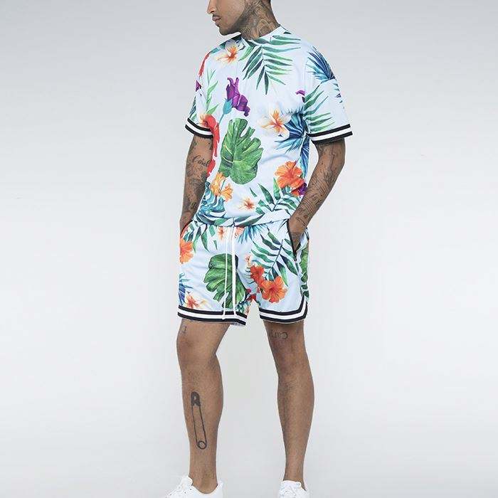 OEM بالجملة مطاطا الرباط الخصر الرجال شورت كرة السلة