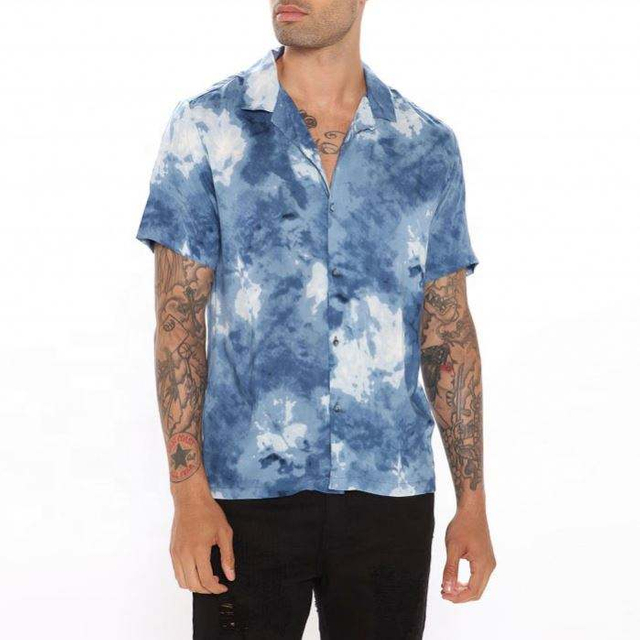 OEM gy&aacute;rt&oacute; egyedi nyomott szublim&aacute;ci&oacute;s V nyak&uacute; p&oacute;l&oacute; f&eacute;rfi ing felnőtteknek