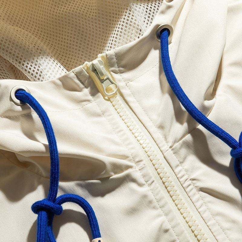 ຜູ້ຜະລິດ OEM New Custom Retro Stitching Casual Loose Outdoor Hooded Popular Coats Jacket