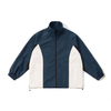 Fabricant OEM personnalis&eacute; grandes tailles coutures contrast&eacute;es populaire col montant fermeture &eacute;clair veste d&eacute;contract&eacute;e