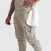 OEM-Hersteller ma&szlig;geschneiderte Slim-Fitness-Cargo-Jogginghosen f&uuml;r Herren, Fitnessstudio, Sport-Trainingshose mit gro&szlig;en Cargo-Taschen
