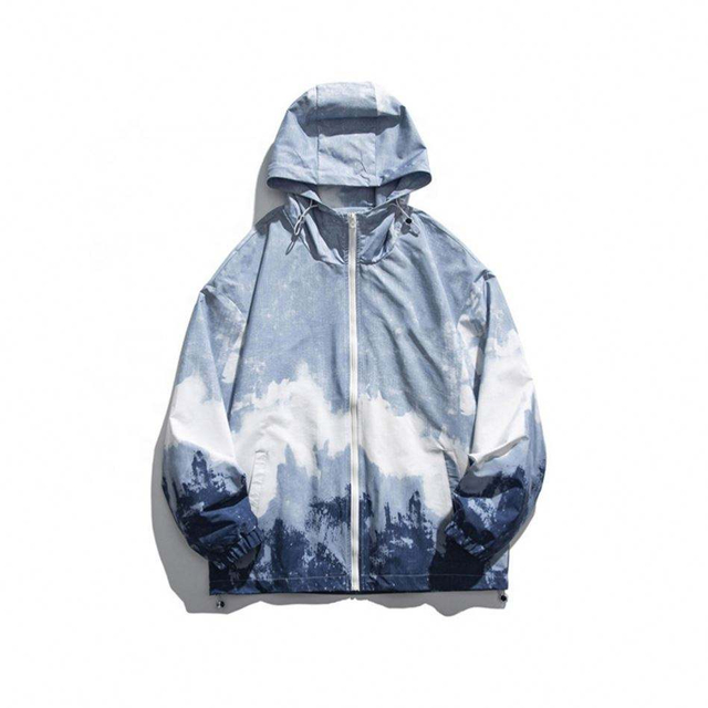 Veste &agrave; capuche &agrave; manches longues imprim&eacute;e par Tie Dye d'automne pour hommes personnalis&eacute;s du fabricant OEM