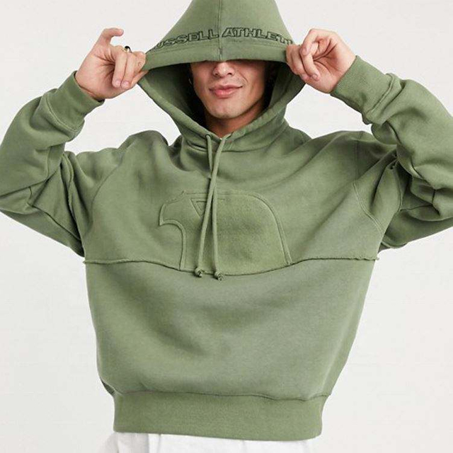 OEM Producent Herret&oslash;j Pullover French Terry Oversized Sv&aelig;rv&aelig;gt 400Gsm Bomuld Sn&oslash;re Almindelig Herre h&aelig;ttetr&oslash;jer 2022