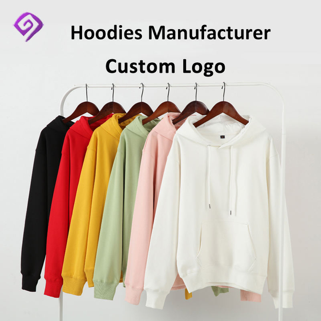 Bulk Langermer Tungvekt Polyester Bomull Tilpasset Broderi Private Label Myk Pullover Tykk Heavyweight Herre Hettegensere