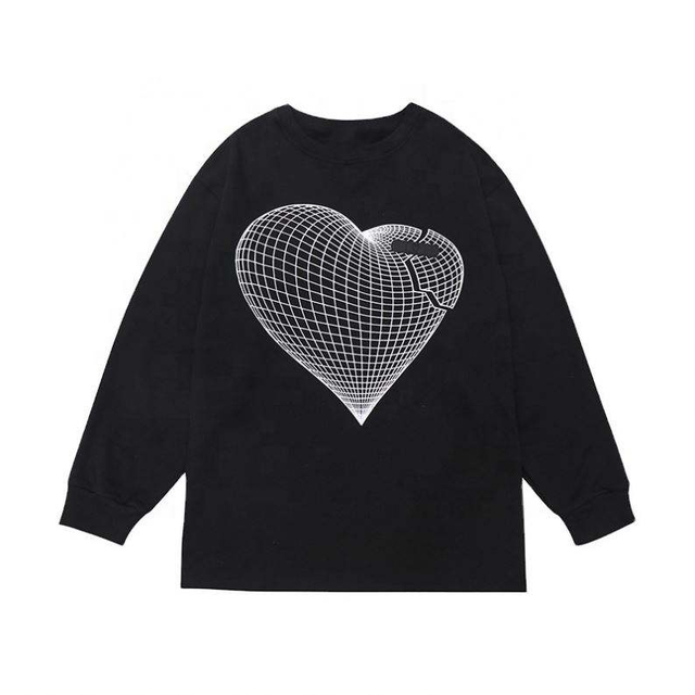 OEM-valmistajan korkealaatuiset mittatilausty&ouml;n&auml; tehdyt miesten takit LOGO Design Niche American Street Unisex py&ouml;re&auml;kauluksinen collegepaita
