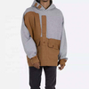 Hoodies Lelaki Bersaiz Besar Pengeluar OEM Dengan Baju Peluh Poket Besar Latihan Tersuai