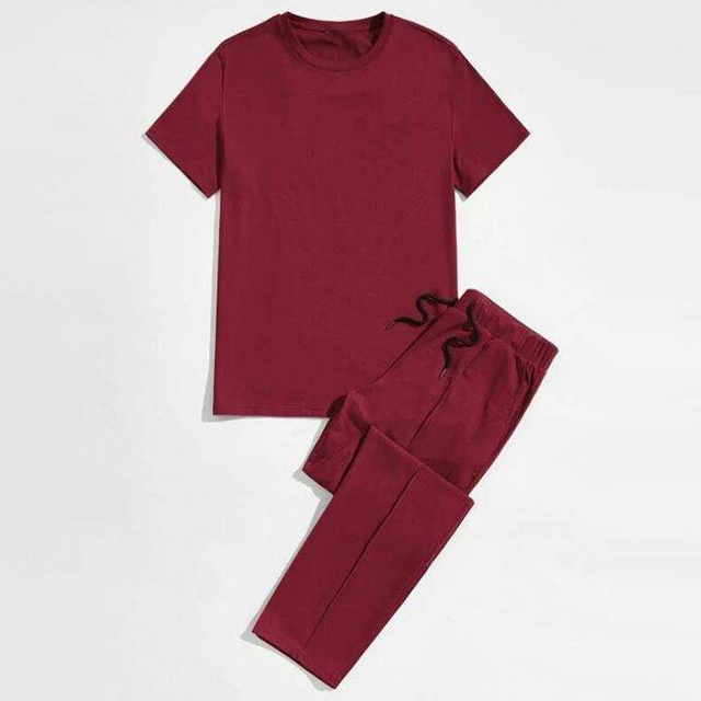 Surv&ecirc;tements pour hommes, nouvelle mode, couture avant, d&eacute;tail, couleur unie, ensemble de surv&ecirc;tement d'&eacute;t&eacute;, 2021