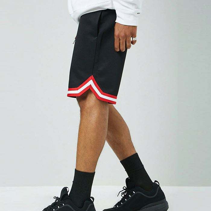 Nova chegada shorts listrado guarni&ccedil;&atilde;o masculina moda ver&atilde;o cal&ccedil;as curtas