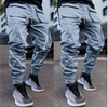 Pantaloni in nylon cargo da uomo con design a strisce riflettenti del produttore OEM Pantaloni in nylon ad asciugatura rapida