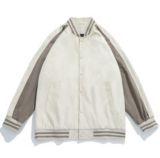 Fabricant OEM personnalis&eacute; de haute qualit&eacute; tricot&eacute; d&eacute;contract&eacute; surdimensionn&eacute; sweat-shirts uniforme de baseball veste de manteau