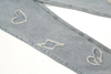 OEM Producent Engros Custom Logo High Street Denimbukser Vasket Patch Cloth Uld Edge Casual Bukser Til M&aelig;nd T&oslash;j