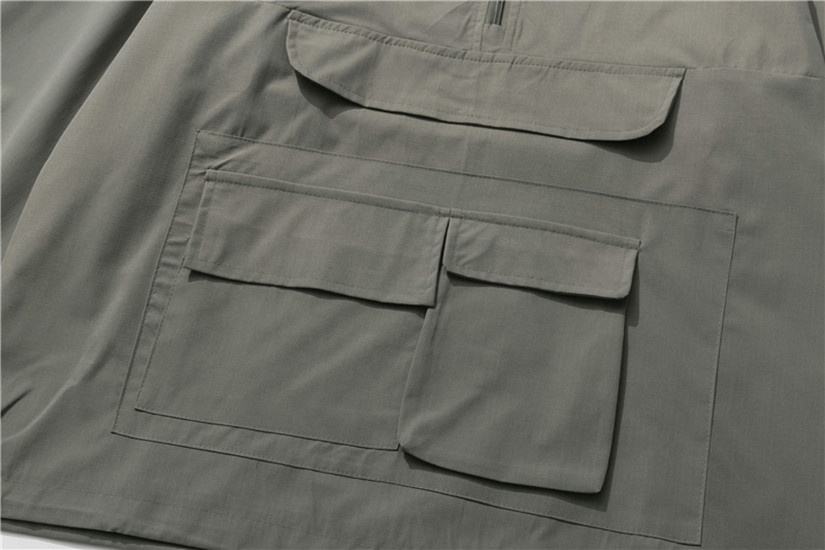 ผู้ผลิต Oem ขายส่งคาร์ดิแกนผู้ชายซิปขึ้นเสื้อกันหนาวหมวกหลวมกระเป๋าส่วนบุคคลแจ็คเก็ตที่กำหนดเอง