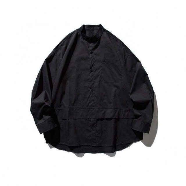 OEM Producent Service Herreskjorter Casual Retro Mode L&oslash;se ensfarvede skjorter til m&aelig;nd Skjorter 100 % bomuld