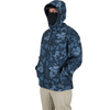 OEM-producent Brugerdefineret logo Ansigtsd&aelig;ksel Stretch Softshell Camo Zip Up M&aelig;nd Fiskejakke