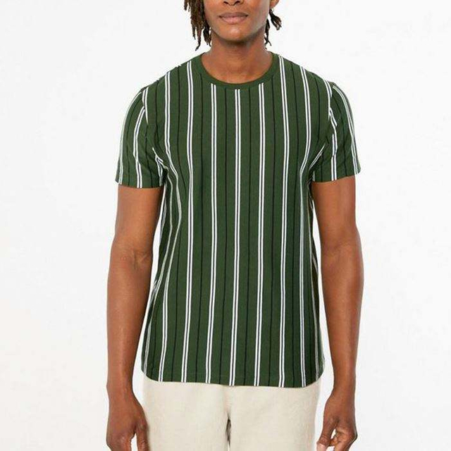 Търговия на едро с персонализирани тениски с щампи Мъжка тениска с къс ръкав и 100% памук