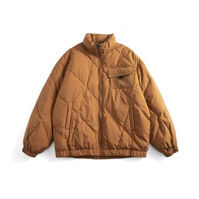 ผู้ผลิต OEM Custom Men's Baggy Multi-Pocket Cotton Coat Jacket