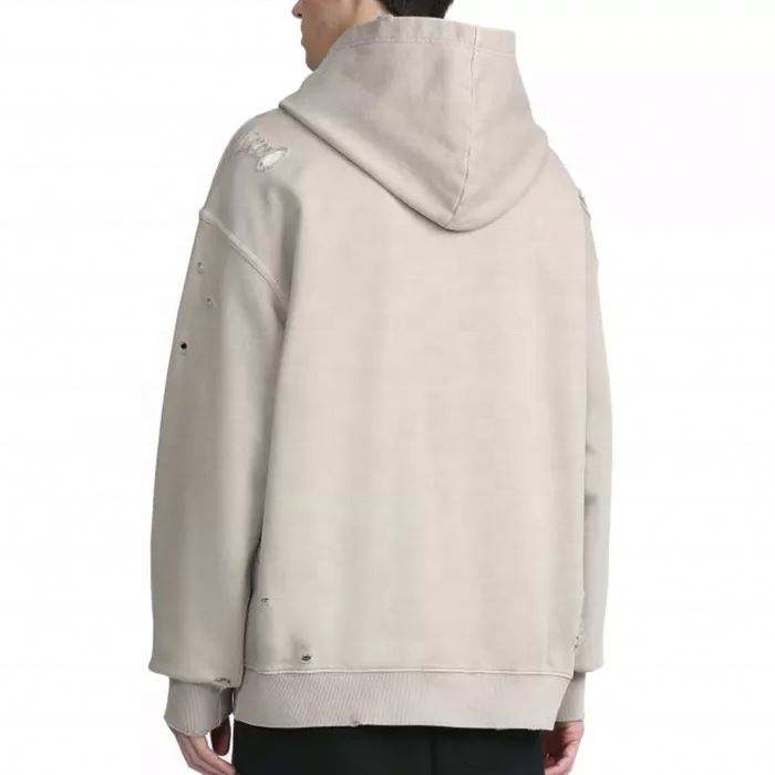 OEM v&yacute;robce Vlastn&iacute; velkoobchod Streetwear P&aacute;nsk&eacute; Obyčejn&yacute; Oversized Heavyweight Vintage Wash Distressed Hoodie Pulover
