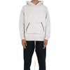 OEM Manufacturer Custom High Quality Oversized Cotton Zipper Macropus Pocket Gray Plain Hoodies Pullover