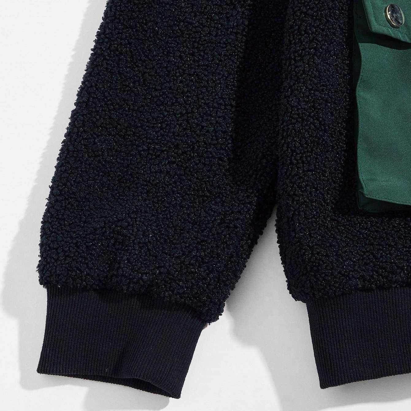 OEM fabricant personnalis&eacute; v&ecirc;tements pour hommes polaire coton demi fermeture &eacute;clair vestes &agrave; capuche patchwork pull sweat avec de grandes poches cargo