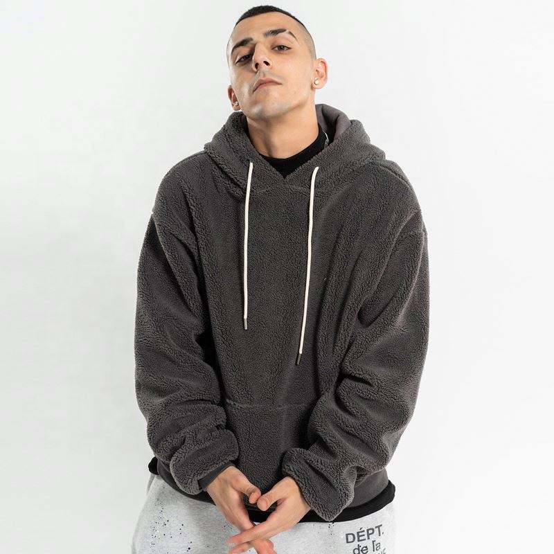Fabricant OEM de haute qualit&eacute; personnalis&eacute; mode polaire Polyester Street Style surdimensionn&eacute; &agrave; manches longues &agrave; capuche pour hommes et femmes