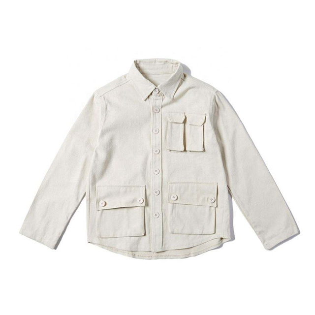 Veste de pilote multi-poches cargo vintage pour hommes, fabricant OEM