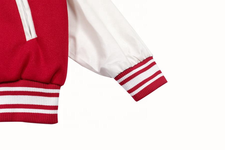 OEM-производитель, мужская свободная бейсбольная куртка с рисунком робота, вышитая полотенцем