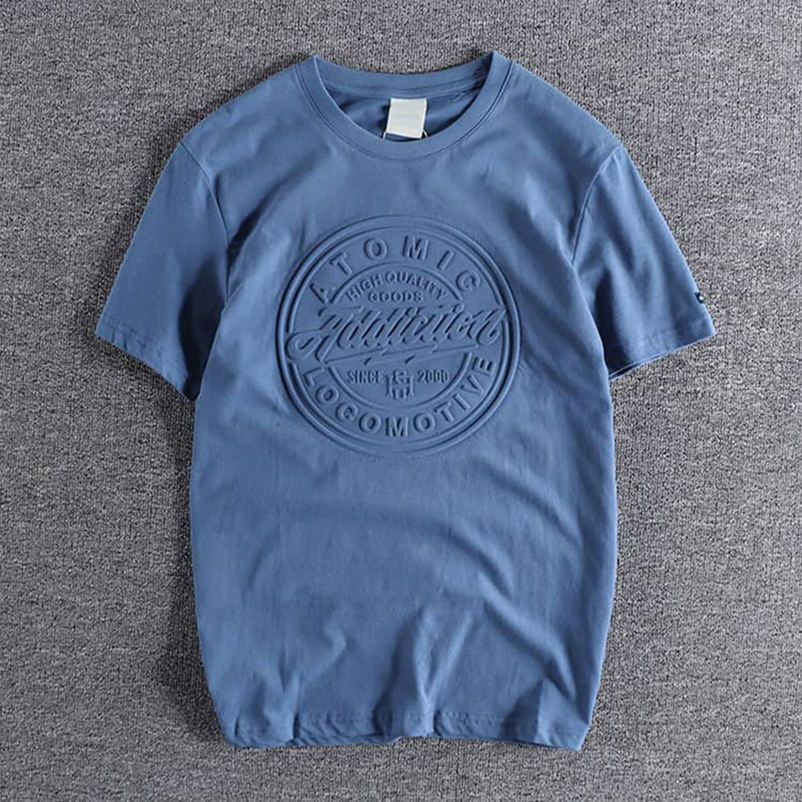 OEM vysoce kvalitn&iacute; v&yacute;robce Pima Heavy Cotton Tee Tričko s logem na zak&aacute;zku Potisk velk&yacute;ch velikost&iacute; 3D embosovan&aacute; trička P&aacute;nsk&aacute; trička