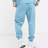 Oem aangepaste elastische manchetten oversized taps toelopende joggingbroek voor heren