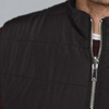 Chaleco acolchado reversible para hombre 100% con cremallera y cuello alto de poli&eacute;ster