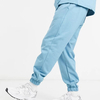 Oem aangepaste elastische manchetten oversized taps toelopende joggingbroek voor heren