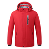 Venta al por mayor abrigo c&aacute;lido de invierno impermeable conector USB caza calentador al aire libre bater&iacute;a recargable chaqueta calentada
