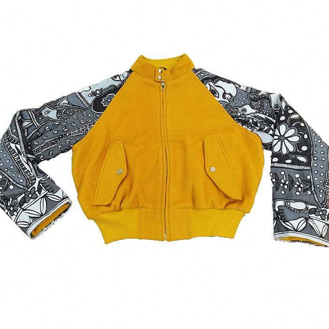 Individuelle Kontrast&auml;rmel-Unijacke mit Rei&szlig;verschluss und Stehkragen f&uuml;r Herren, Motorradjacke