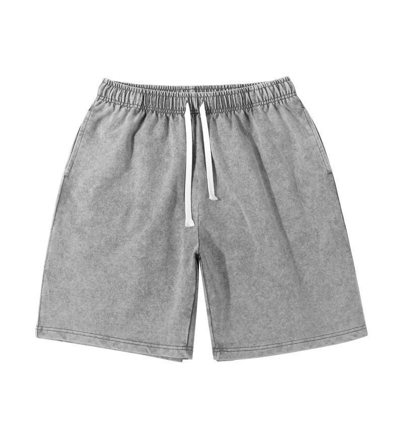 Streetwear Unisex 100 % bomuld Vintage Loose Fit Snow Wash Custom logo herreshorts