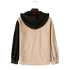 OEM-producent tilpasset farveblok fl&oslash;jlsh&aelig;tte Casual Plus Sizes herrejakke