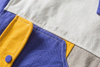 OEM gy&aacute;rt&oacute; egyedi f&eacute;rfi kontraszt sz&iacute;nű j&oacute;k&eacute;pű alkalmi hossz&uacute; ujj&uacute;, bő patchwork fut&oacute;kab&aacute;t
