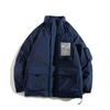 OEM Tillverkare Grossist Plus Storlekar Tredimensionell Patch Pocket Stand-Up Krage Popul&auml;r Cotton Coat Dunjacka
