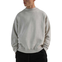 OEM High Quality Fleece Heavyweight Oversized Men Crewneck Sweatshirt