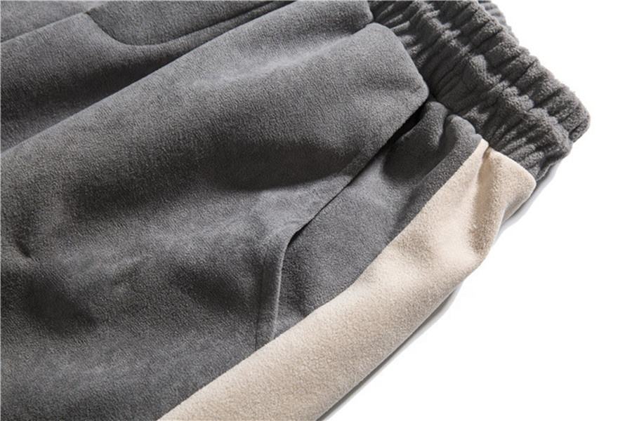 OEM-producent Brugerdefinerede bukser og bukser til m&aelig;nd Lige sidestribesyning Casual French Terry joggingbukser Bukser til m&aelig;nd