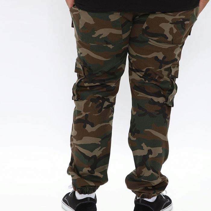 ຜູ້ຊາຍ Joggers Sweatpants Camo ພິມ Cargo ໂສ້ງ Jogger