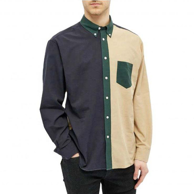 OEM ražotājs pasūtījuma rūpnīcas modes apģērbi vīriešu krekli ikdienas krekli ar garām piedurknēm