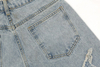 OEM Producent Engros Custom Logo High Street Denimbukser Vasket Patch Cloth Uld Edge Casual Bukser Til M&aelig;nd T&oslash;j