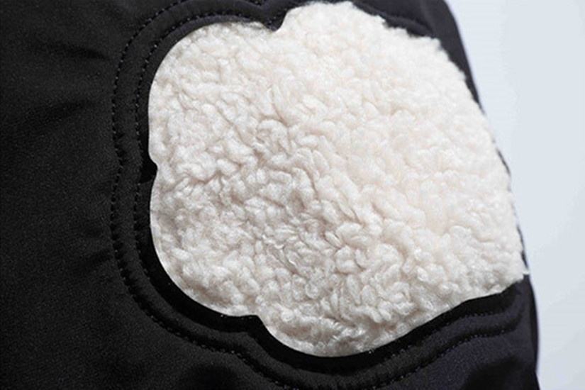 OEM Producent Irregularly Plus Sizes Udsk&aring;ret lammeh&aring;r syning ned bomuldsjakke