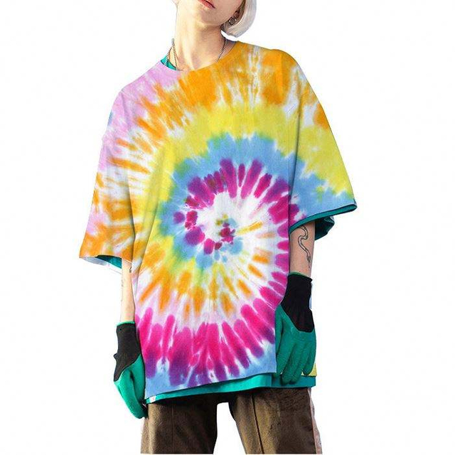 Camiseta premium de sublima&ccedil;&atilde;o com design personalizado da marca High Street Tie Dye impressa