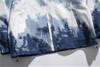OEM-fabrikant op maat herfst tie-dye bedrukt herenhoodiejack met lange mouwen