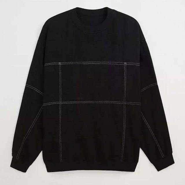 OEM v&yacute;robca p&aacute;nsky sveter s dlh&yacute;m ruk&aacute;vom French Terry Fashion Street Plain Blank mikina