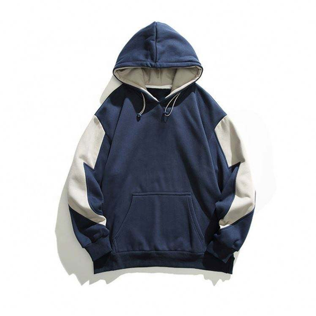 OEM-производитель на заказ зимняя мужская одежда с капюшоном разных цветов в стиле пэчворк с рукавами повседневный пуловер