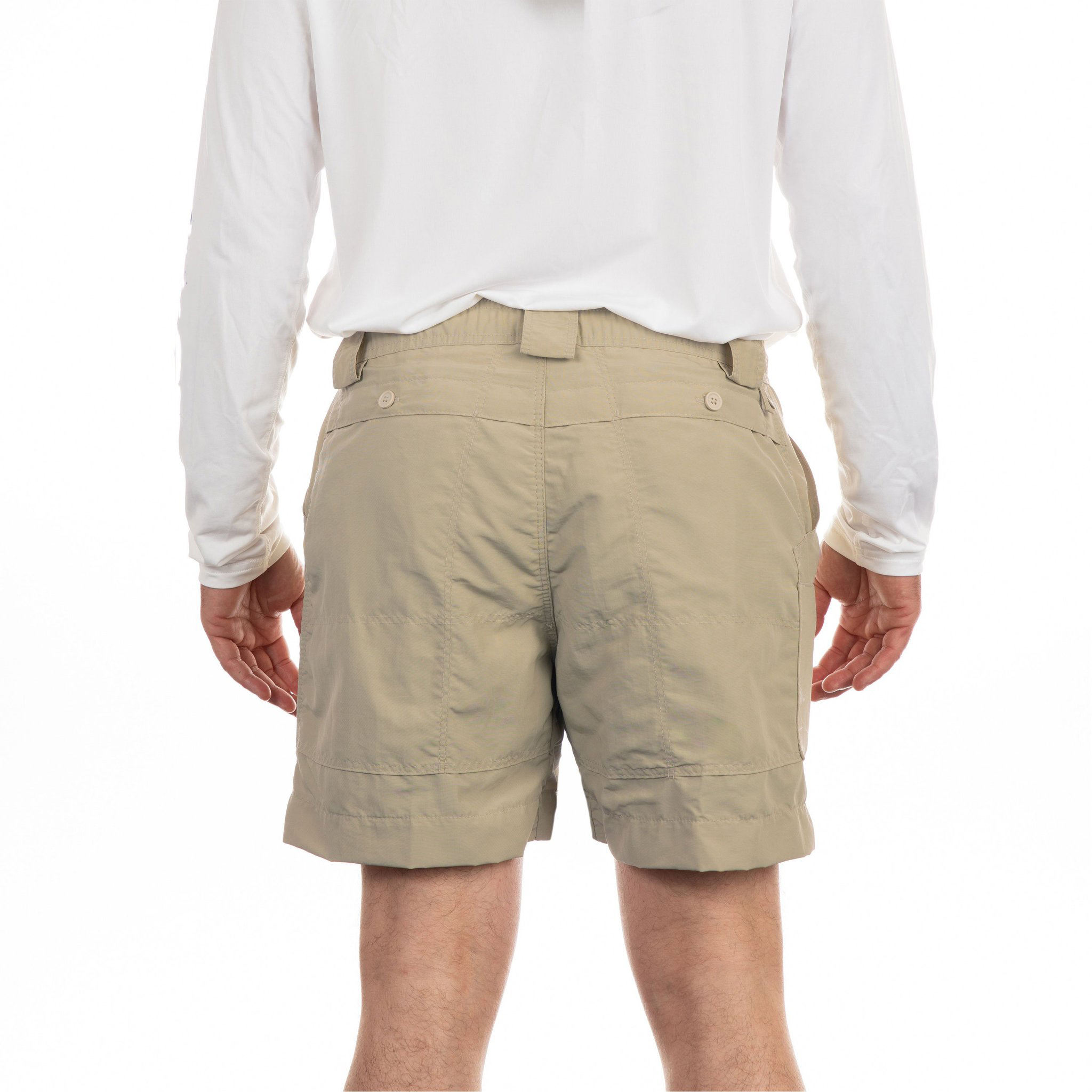 Fabricante OEM logotipo personalizado oculto estiramento el&aacute;stico cintura casual carga secagem r&aacute;pida homens shorts de pesca