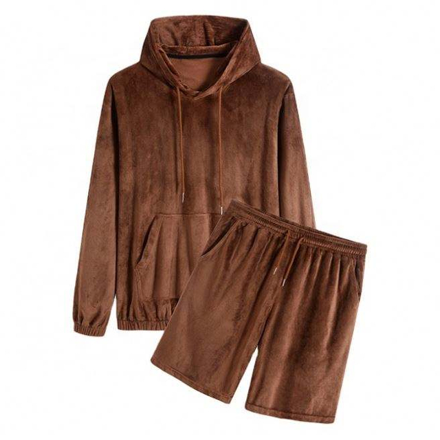 OEM producent tilpasset s&aelig;t solide h&aelig;ttetr&oslash;jer og shorts Casual m&aelig;nd kort s&aelig;t